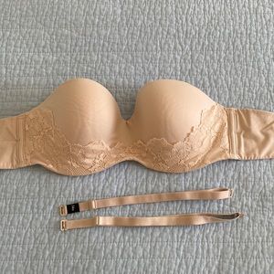 Victoria’s Secret strapless bra.